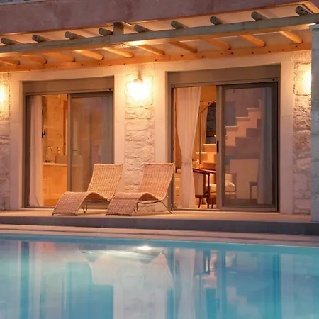 Villa Thomais - 2 With A Pool And Sea View